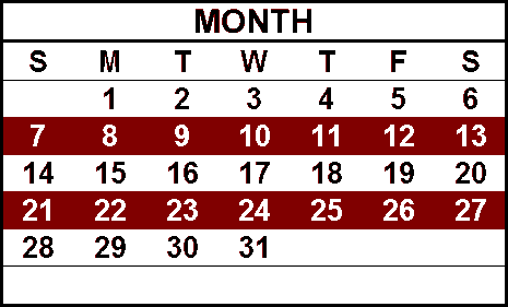 Collection schedule